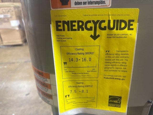 5 Ton Two-Stage Split-System Heat Pump 208-230/60/1 R410A 15.2 SEER2