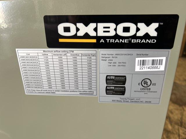 5 Ton AC/HP Multiposition Cased A Coil, R410A CFM 2000