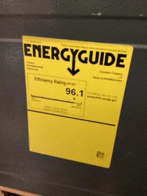 80,000 BTU Low NOx 1-Stg Downflow/Horizontal ECM Single Speed Gas Furnace 96% 115/60/1 CFM: 1600