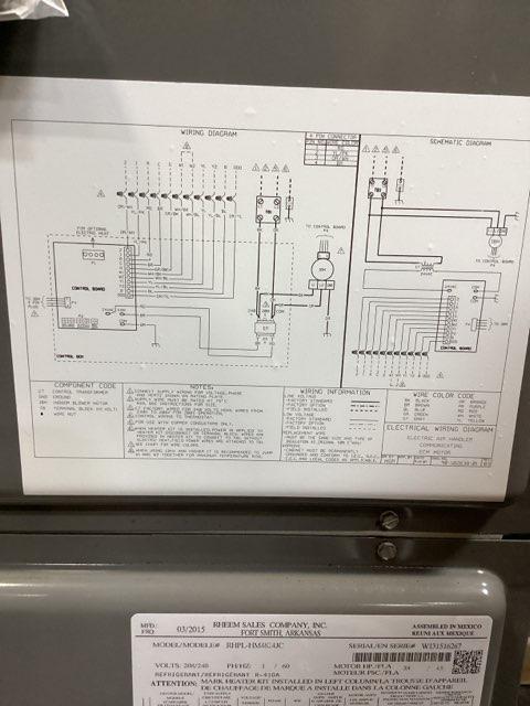4 Ton AC/HP ECM Communicating Compatible Multiposition Air Handler 208-240/60/1 R-410A CFM 1625