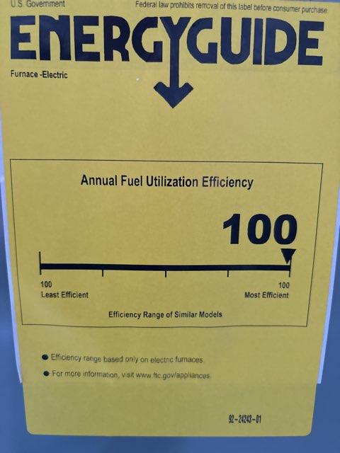 5 Ton AC/HP PSC Multiposition Air Handler 208-240/60/1 R22 CFM 1905