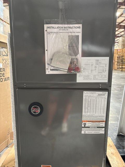 5 Ton AC/HP ECM Multiposition Air Handler 208-240/60/1 R-410A CFM 1808