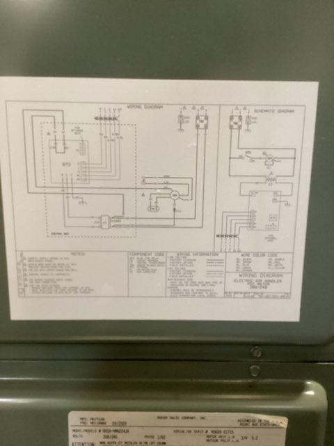 5 Ton AC/HP PSC Multiposition Air Handler 208-240/60/1 R22 CFM 1965