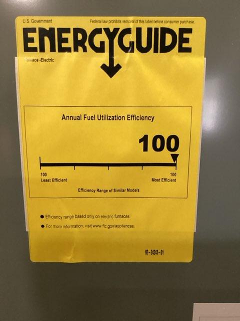 5 Ton AC/HP PSC Multiposition Air Handler 208-240/60/1 R22 CFM 1965