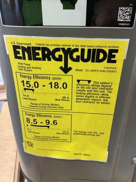 3 Ton Variable Speed Split-System Communicating Compatible Heat Pump 208-230/60/1 R410A 18 SEER