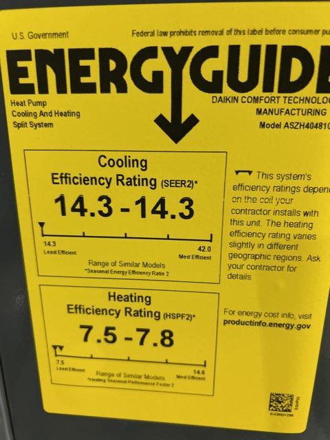 4 Ton Single-Stage Split-System Heat Pump 208-230/60/1 R410A 14.3 SEER2