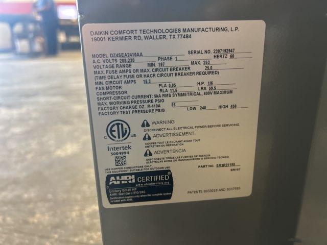 2 Ton Single-Stage Split-System Heat Pump 208-230/60/1 R410A 14.3 SEER2