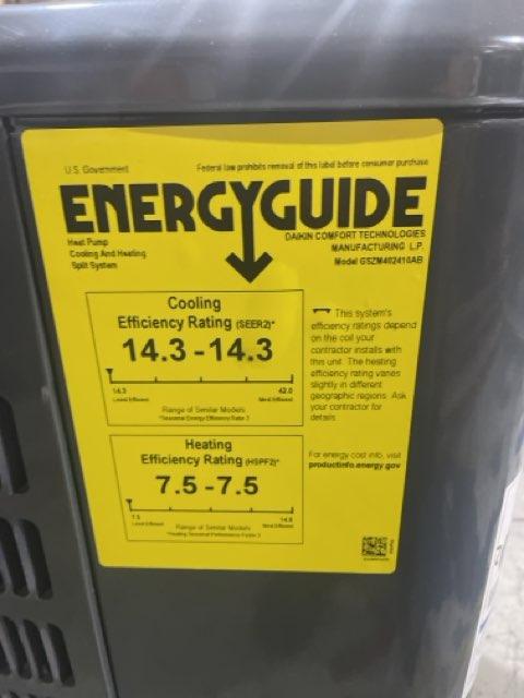 2 Ton Single-Stage Split-System Heat Pump 208-230/60/1 R410A 14.3 SEER2