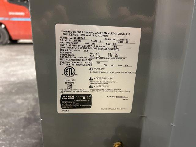 3.5 Ton Single-Stage Split-System Heat Pump 208-230/60/1 R410A 15.2 SEER2