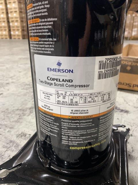 1.5 Ton Two-Stage AC Scroll Compressor 220-265/50/60/1 R410A