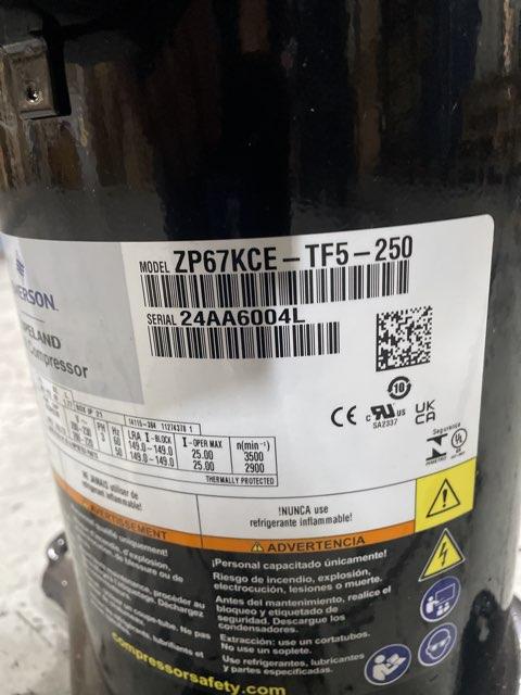 5 Ton AC Scroll Compressor 200-230/50-60/3 R410A