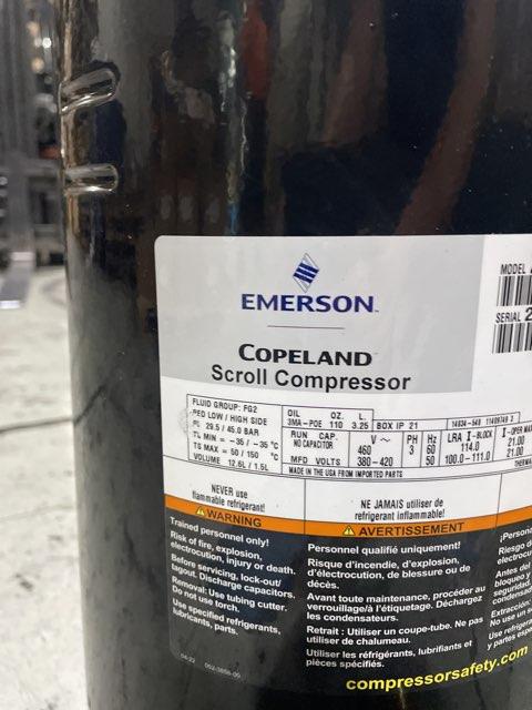 8.5 Ton AC Scroll Compressor 460/60/3 R410A