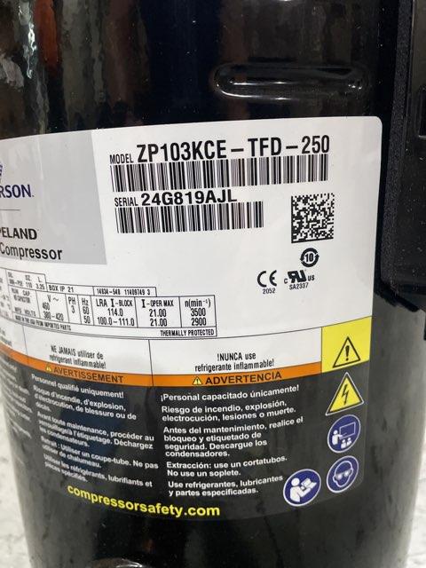 8.5 Ton AC Scroll Compressor 460/60/3 R410A