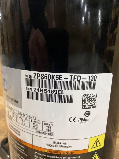 5 Ton Two-Stage AC Scroll Compressor 380-420/460/50-60/3 R410A