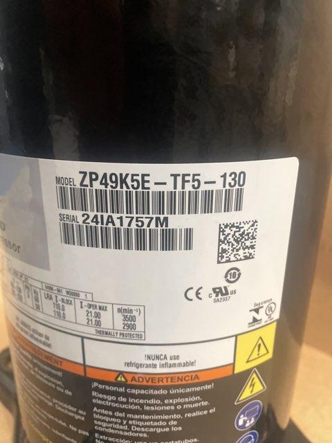 4 Ton AC Scroll Compressor 200-230/50-60/3 R410A