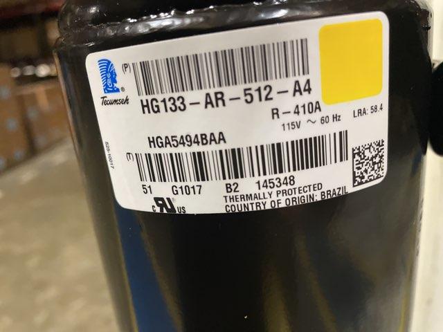 0.75 Ton AC Rotary Compressor 115/60/1 R410A