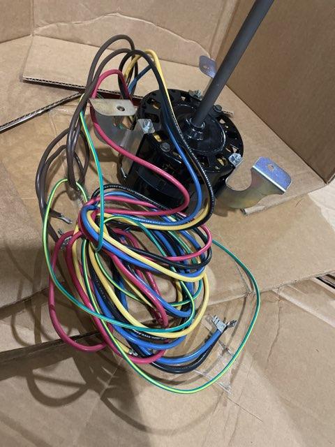 1/10 HP Blower Motor 115/50-60/1 1625 RPM 3 Speed