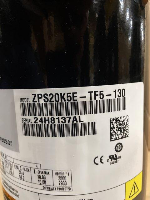 1.5 Ton Two-Stage AC/HP Scroll Compressor 200-230/50-60/3 R410A