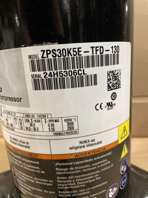 2.5 Ton Two-Stage AC Scroll Compressor 380-460/50-60/3 R410A