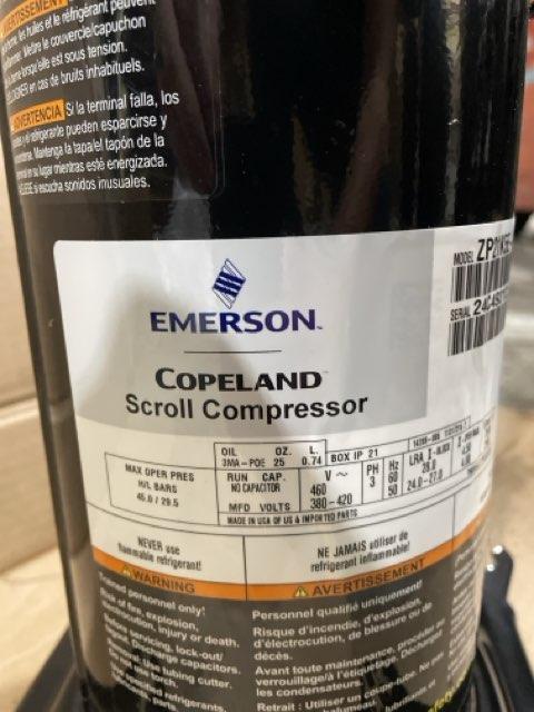 1.5 Ton AC Scroll Compressor 380-460/50-60/3 R410A