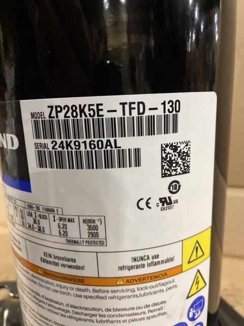 2.5 Ton AC Scroll Compressor 380-460/50-60/3 R410A