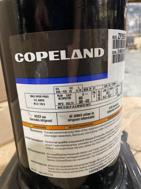 2.5 Ton AC Scroll Compressor 380-460/50-60/3 R410A