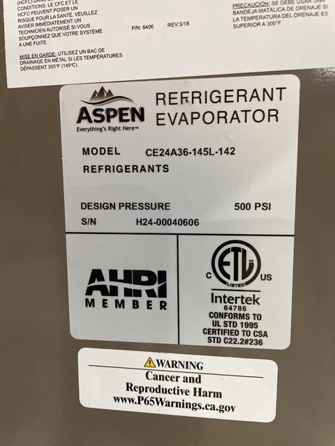 2 Ton AC/HP Upflow/Horizontal Cased A Coil, R410A CFM 800