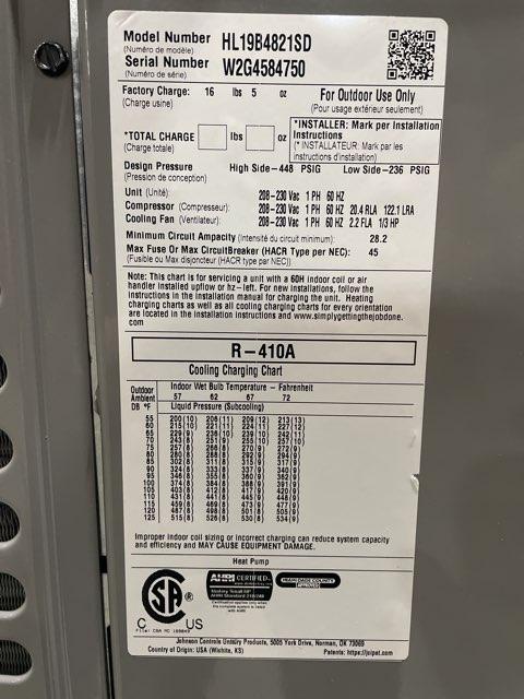 4 Ton Two-Stage Split-System Communicating Compatible Heat Pump 208-230/60/1 R410A 17 SEER