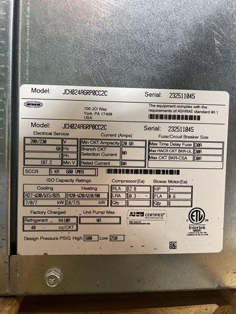 2 Ton Two-Stage ECM Horizontal Geothermal Heat Pump 208-230/60/1 R410A 21.5 EER