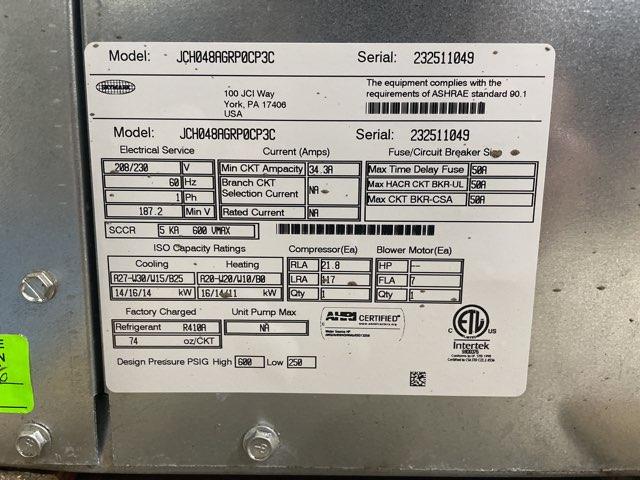 4 Ton Two-Stage ECM Horizontal Geothermal Heat Pump 208-230/60/1 R410A 21 EER