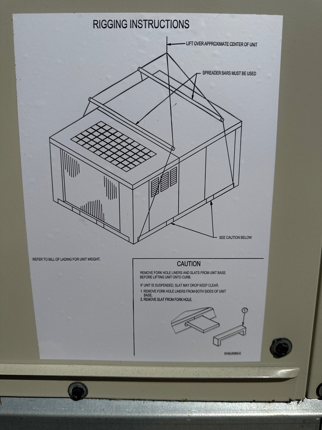 5 Ton Single-Stage Convertible Natural Gas/Electric Packaged Unit, 13.4 SEER2, 208-230/60/1, R410A