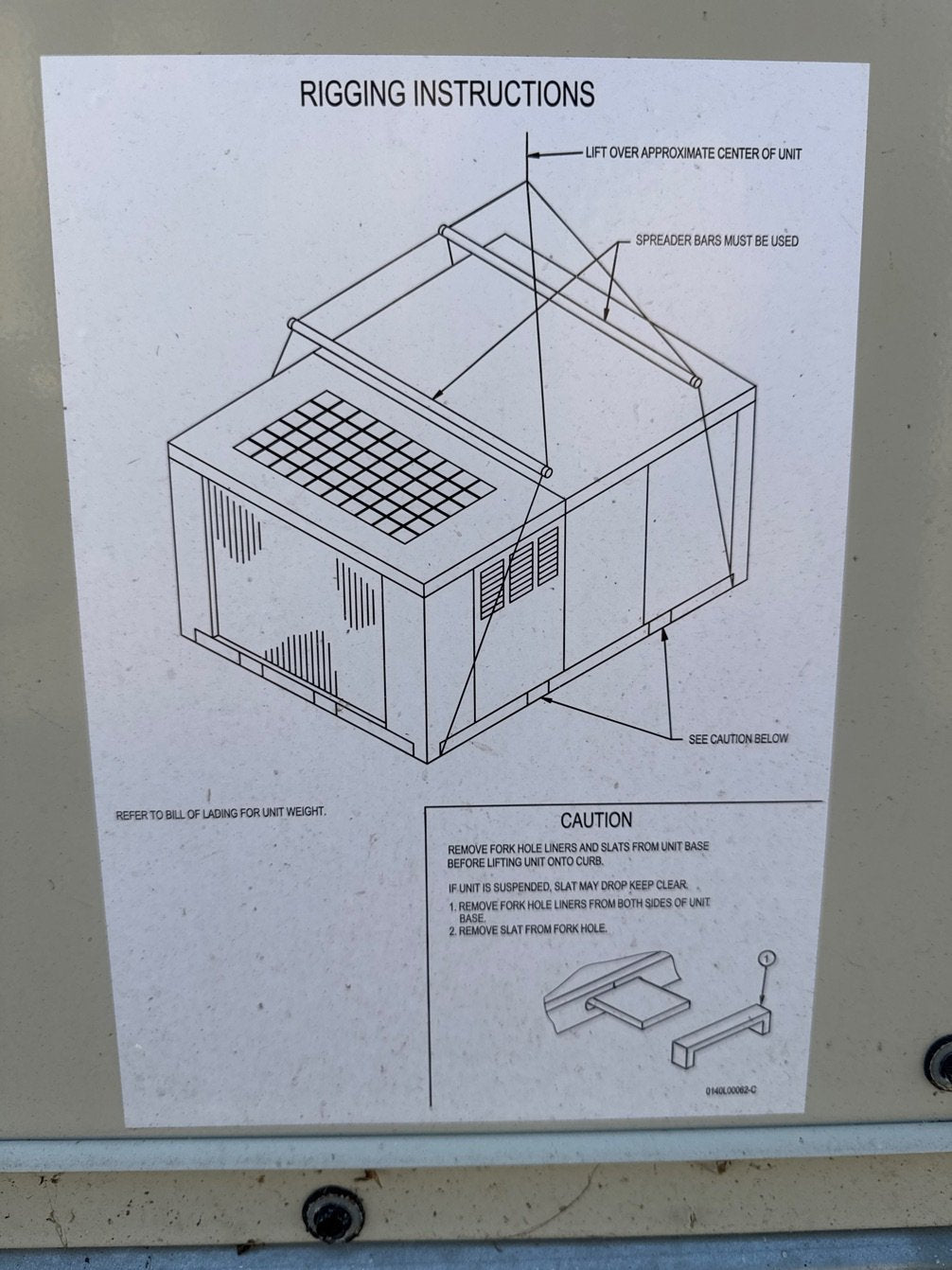 4 Ton Two-Stage Convertible Natural Gas/Electric Packaged Unit, 17 SEER, 208-230/60/3, R410A