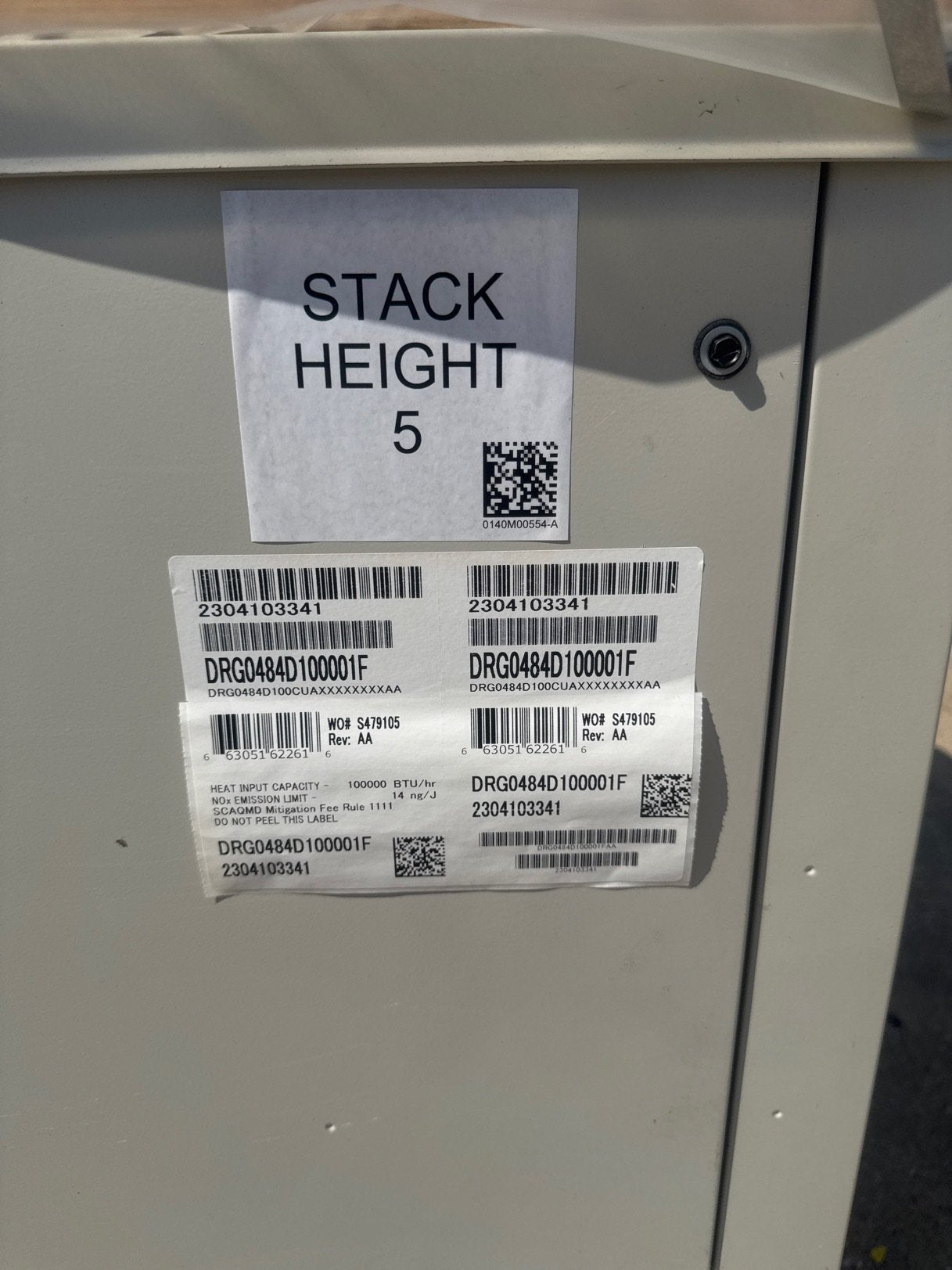 4 Ton Ultra Low NOx Two-Stage Convertible Natural G/E Packaged Unit, 16.4 SEER2, 460/60/3, R410A