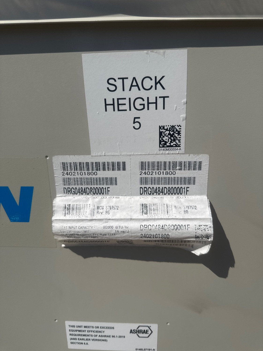 4 Ton Ultra Low NOx Two-Stage Convertible Natural G/E Packaged Unit, 16.4 SEER2, 460/60/3, R410A