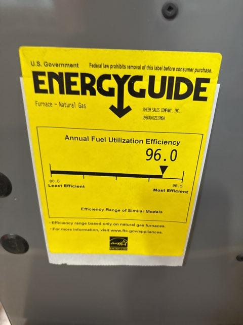 56,000 BTU 2-Stg Comm Gas Furnace 96% with 2 Ton 2-Stg Comm SS AC 17 SEER with 2.5 Ton Cased A Coil