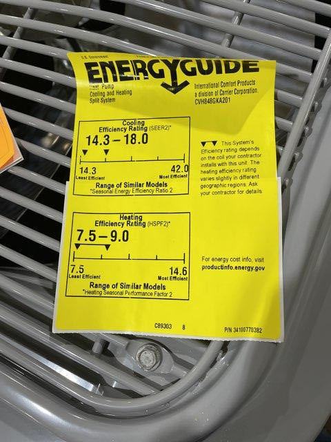 4 Ton Variable Speed Split-System Communicating Heat Pump 208-230/60/1 R410A 18 SEER
