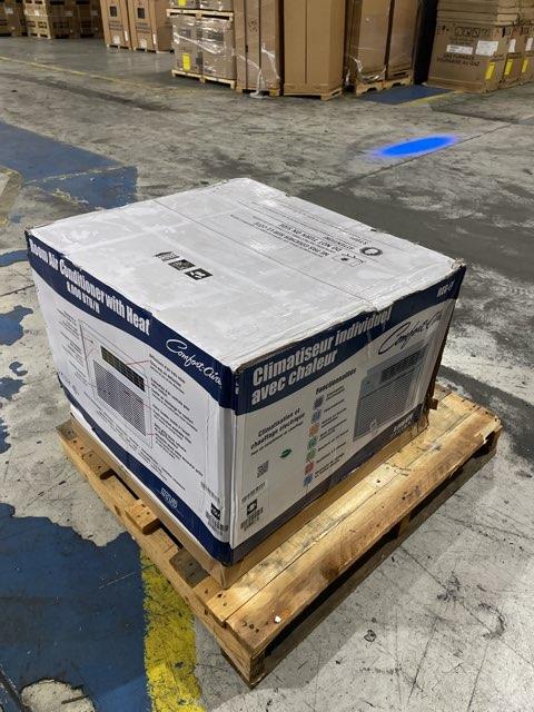 8,000 BTU Window Air Conditioner with Electric Heat, 115/60/1, R-410A