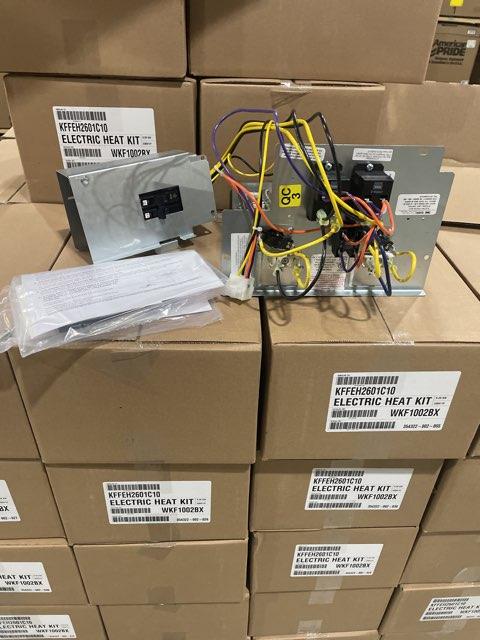 3 Ton 1-Stg SS HP R454B 14.3 SEER2 and 3 Ton Multi Fan Coil and 10 kW Electric Heat Kit with Breaker