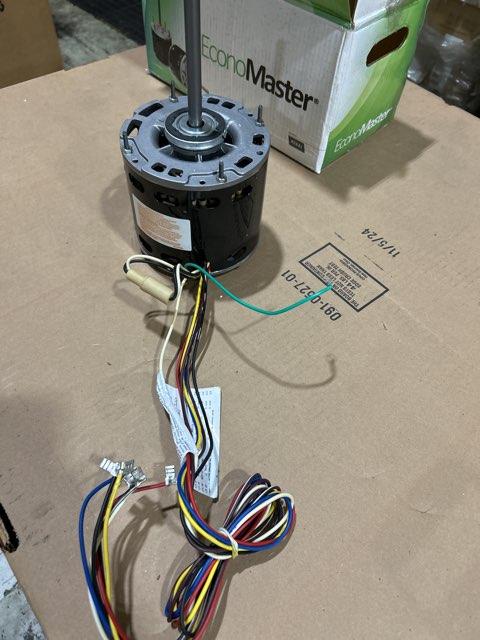 3/4-1/5 HP Blower Motor 208-230/60/1 1075 Rpm 4 Speed