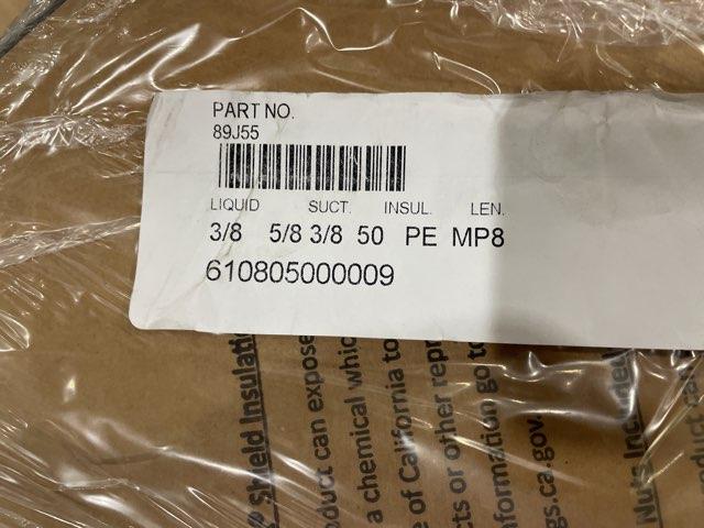 3/8"L X 5/8"S X 3/8"W X 50' Line Set, Sweat