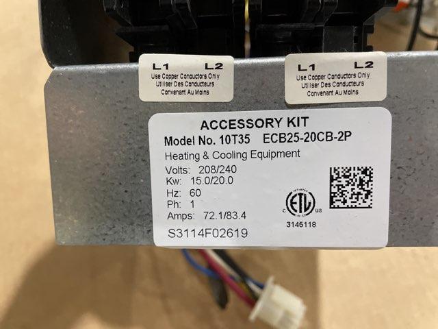 20 KW Electric Heat Kit with Breaker 208/240/60/1