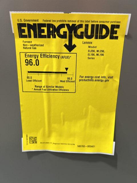 66,000 BTU Low NOx Two-Stage Downflow ECM Variable Speed Gas Furnace 96% AFUE 120/60/1 CFM: 1770