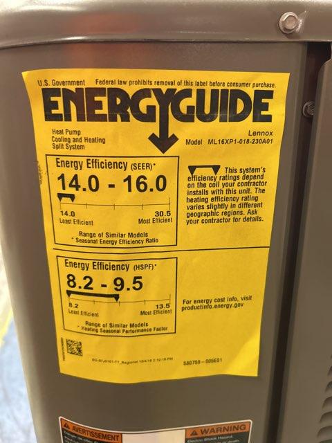 1.5 Ton Single-Stage Split-System Heat Pump 208-230/60/1 R410A 16 SEER