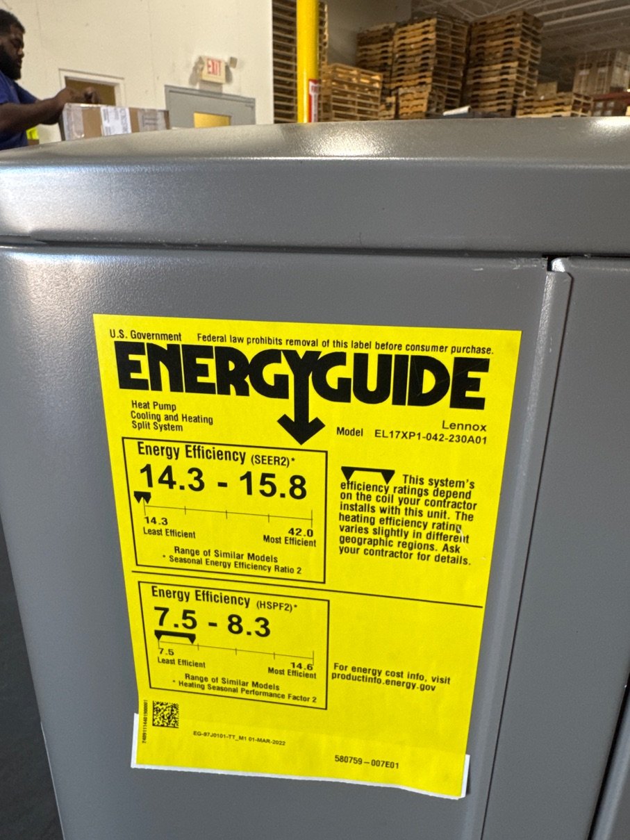 3.5 Ton Single-Stage Split-System Heat Pump 208-230/60/1 R410A 17 SEER