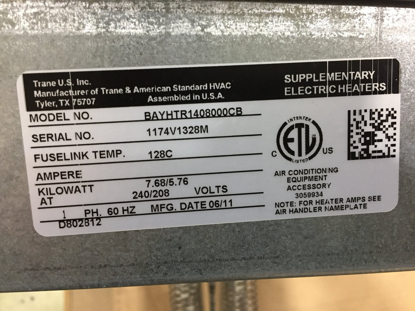 1.5 Ton 1-Stg SS AC 208-230/60/1, 14.3 SEER2 with 1.5 Ton Multiposition Fan Coil with 8kW Heat Kit