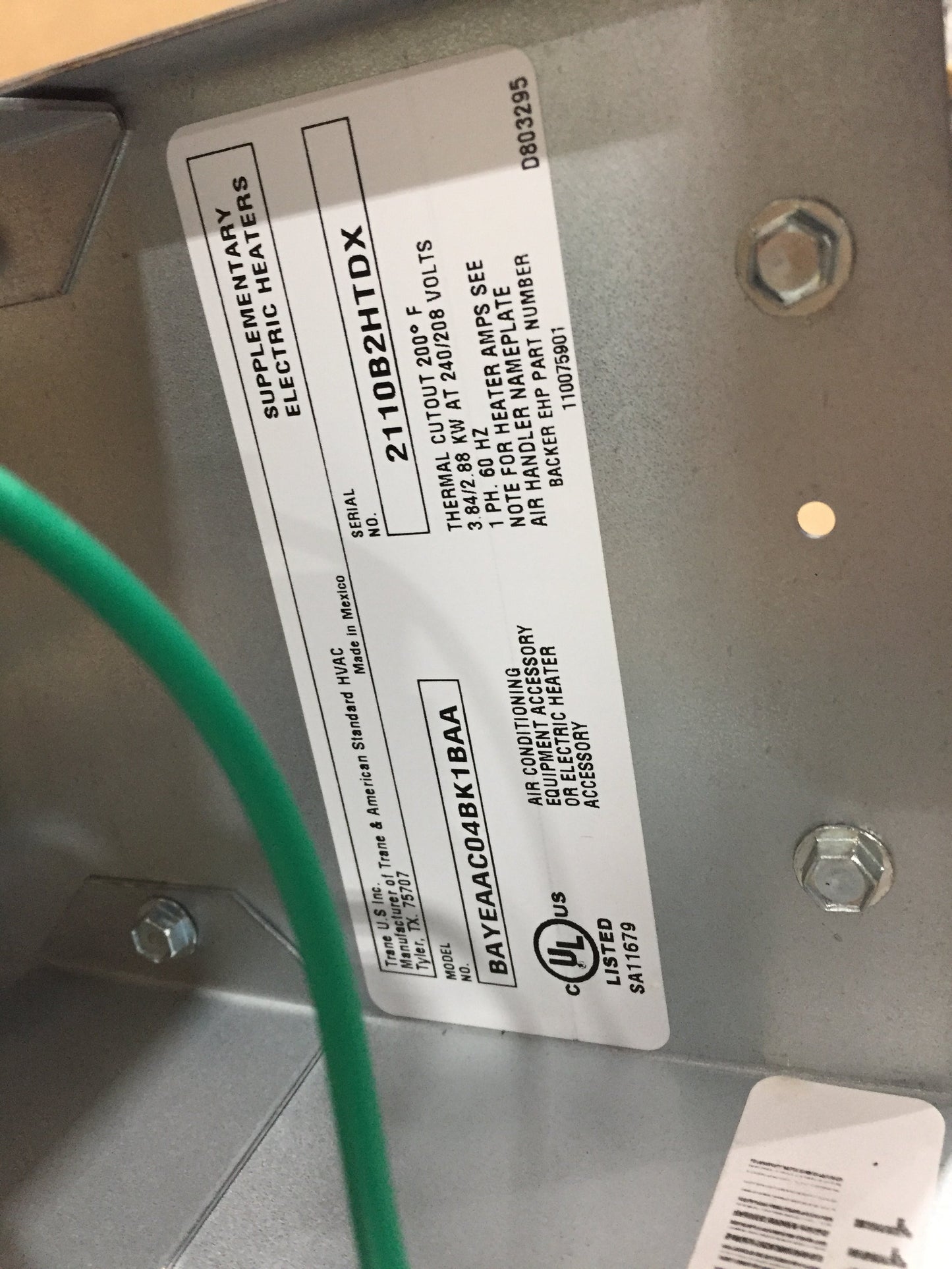 1.5 Ton 1-Stg SS HP R-410A 14.3 SEER2 and 1.5 Ton Modular Multi Fan Coil and 4 kW Heat with Breaker