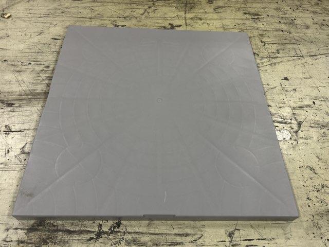 5 Ton 2-Stg SS Comm Comp Air Conditioner 17.5 SEER2 and 36" x 36" x 2" Gray Plastic Equipment Pad