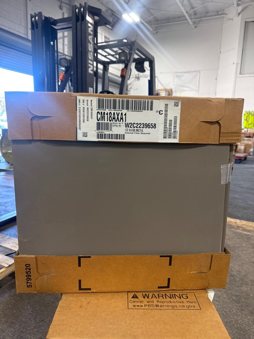 1.5 Ton AC/HP Multiposition Cased N Coil, R410A CFM 600