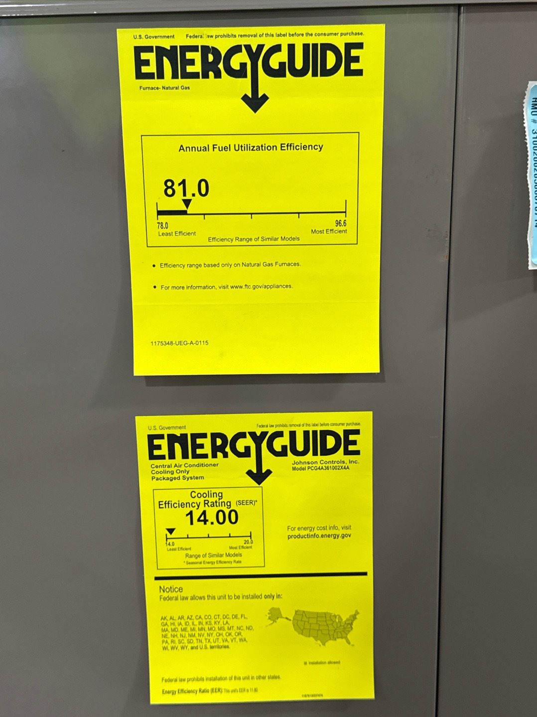 3 Ton Low NOx 1-Stg Convertible Natural Gas/Electric Packaged Unit, 14 SEER, 208-230/60/1, R410A