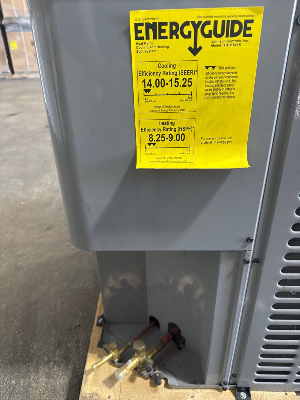 1.5 Ton Single-Stage Split-System Heat Pump 208-230/60/1 R410A 14 SEER